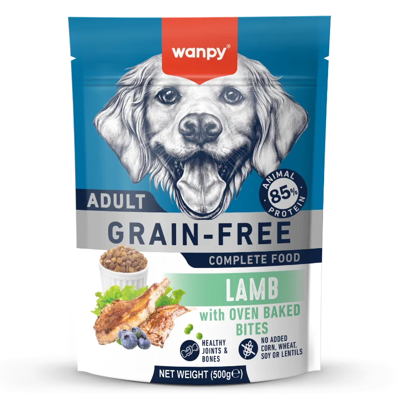 Wanpy Grain FREE Adult Dog Food Lamb 500 gram