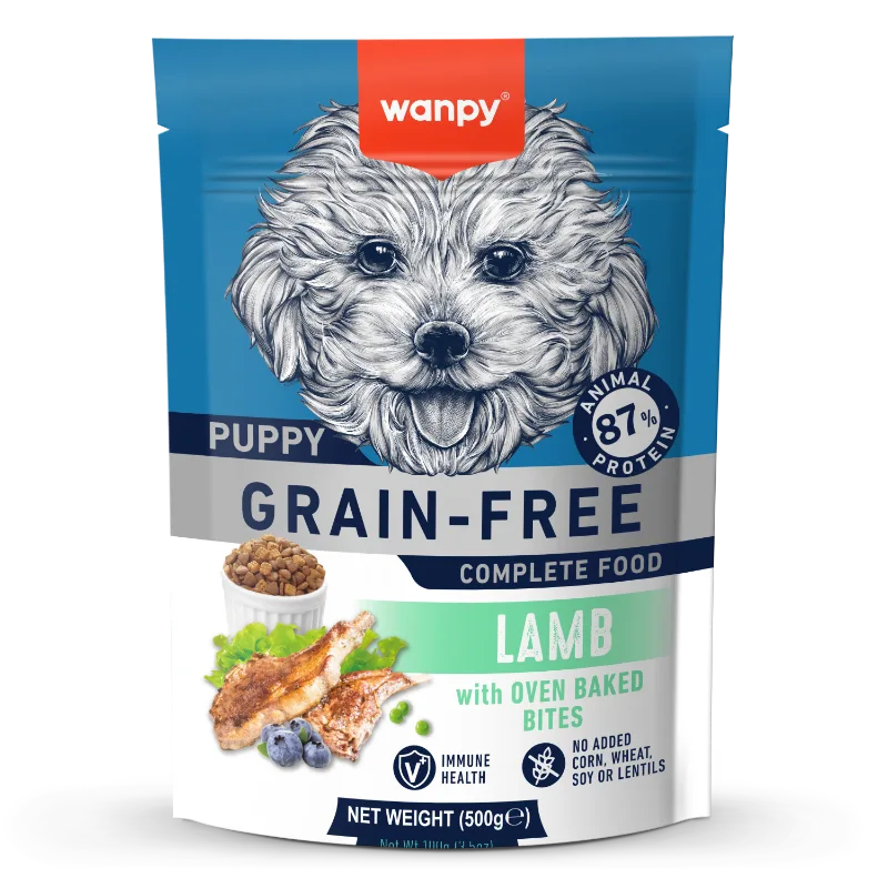 Wanpy Grain FREE Puppy Lamb Dog FOOD 500 gram
